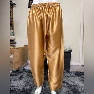 Silk pant/ trousers tailor stitch